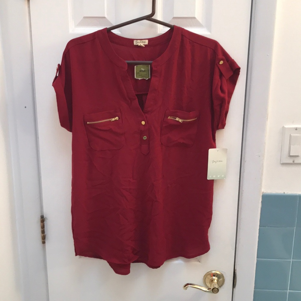 NWT Red Blouse